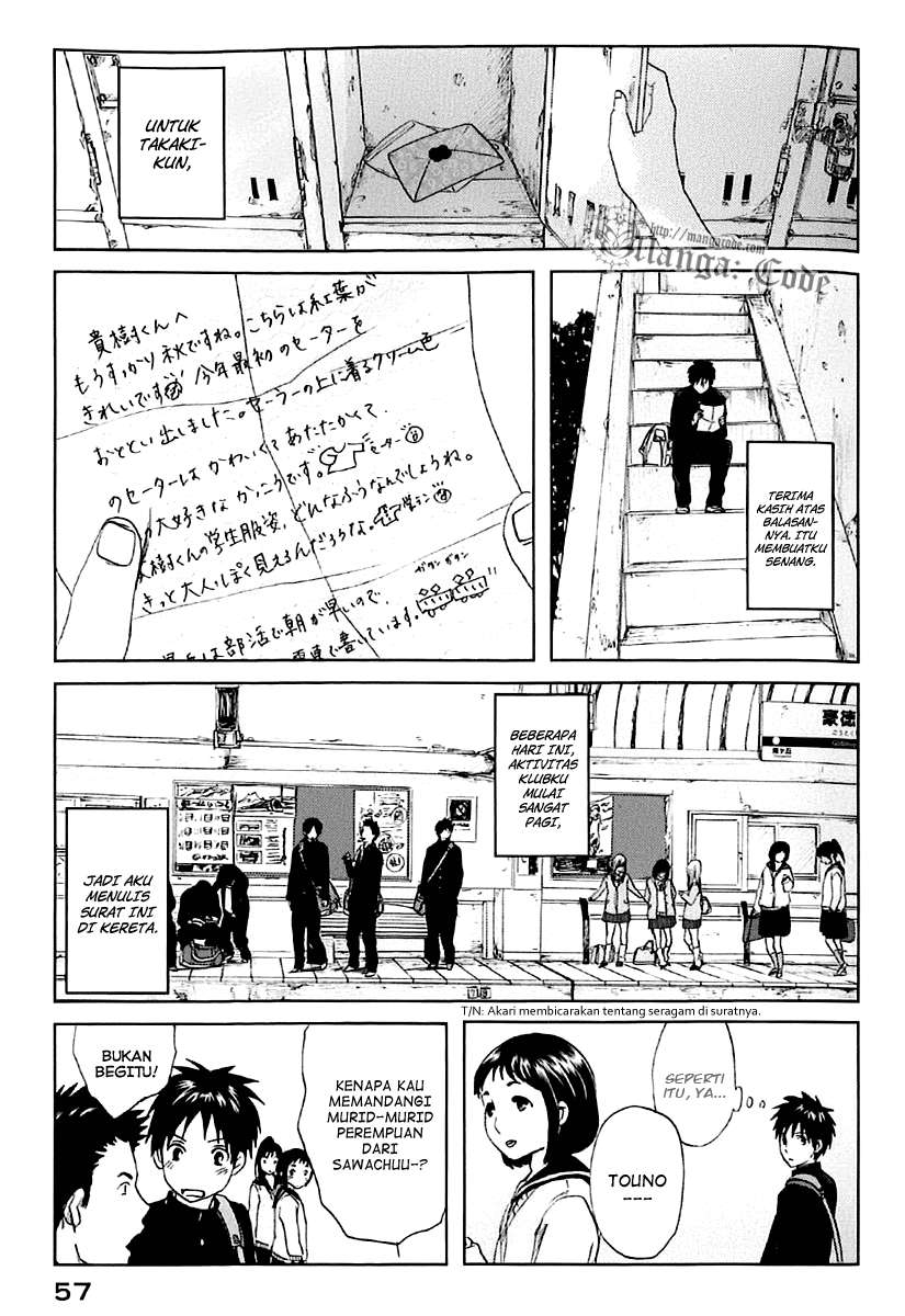Byousoku 5 Centimeter Chapter 1 Gambar 59